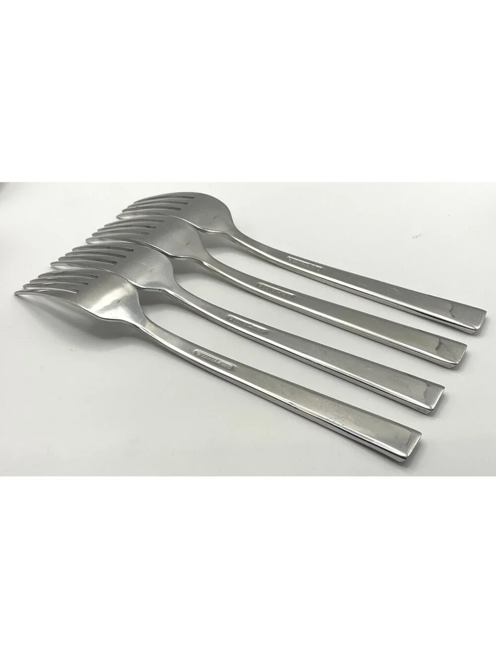 (4) Dansk MERIDIAN Stainless 18/10 China Dinner Fork Lot ~ 8 3/8”